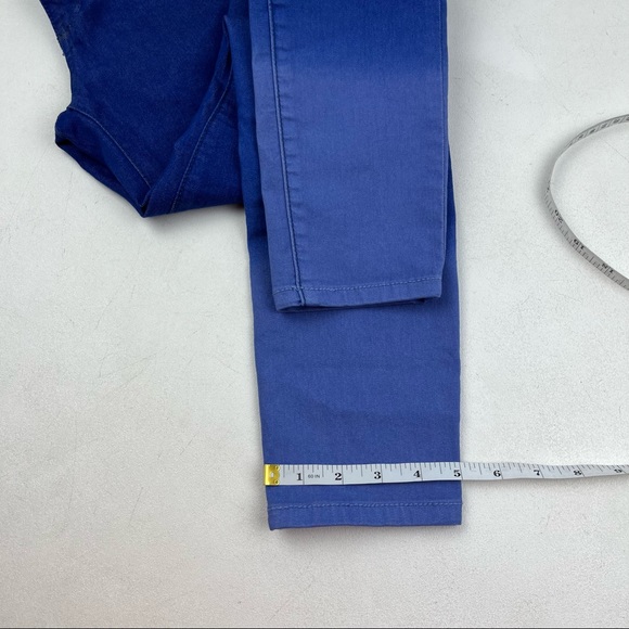 Free People Electric Blue Ombre Skinny Jeans - Picture 5 of 9